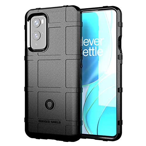 Yiunssy Funda compatible con Oneplus 9 PC mate con marco suave a prueba de golpes compatible con Oneplus 9 negro