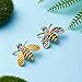 5 Pcs Cute Honeybee Animal Insect Brooches Pin Colorful Crystal Rhinestones Bee Shape Corsages Scarf Clips Jewelry For Women Girls (5PCS honeybee)