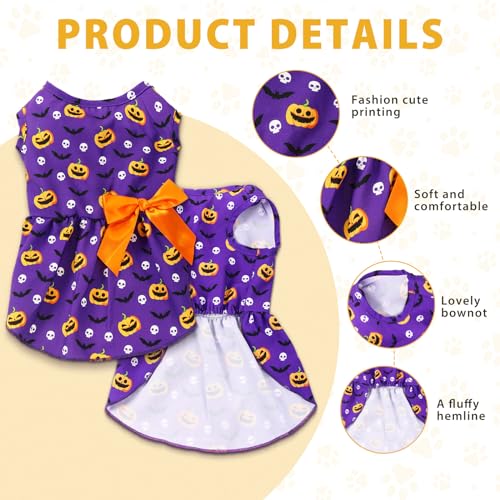 Suhine SUHINE-HIG2PU7-370 6 Pcs Thanksgiving Dog Costumes Clothes thumb #2