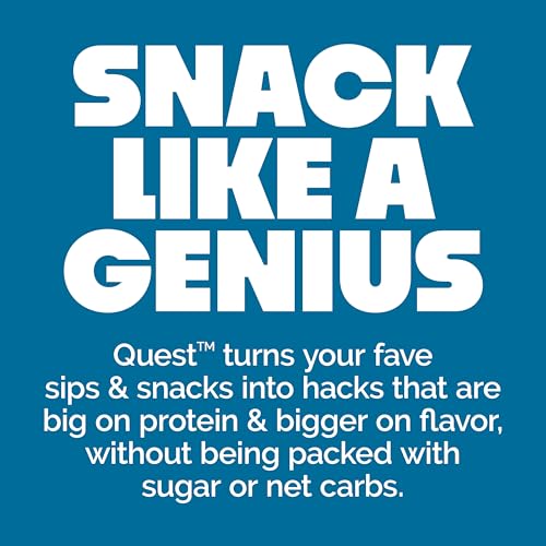 Image of Quest Nutrition Pizza Tortilla Style Protein Chips, 19g Protein, 4g Net Carbs, High Protein Snack, Low Carb, Gluten Free, 1.01 oz bags, 12 Count
