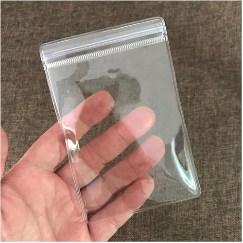Image of 24Pcs PVC Jewelry Pouches Clear Zipper Bags Mini Transparent Plastic Portable Dustproof Bracelet Storage Bag Anti Oxidizing Earrings for Storage Jewelry Packing Bags (7x6 cm) (24 Pack)