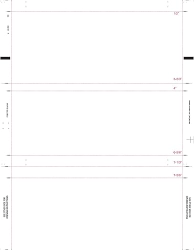 Cara en blanco de 8-12 x 11 pulgadas con diseño de cuadros en Z - Respaldo de seguridad - Papel de seguridad básico (caja de 2000)