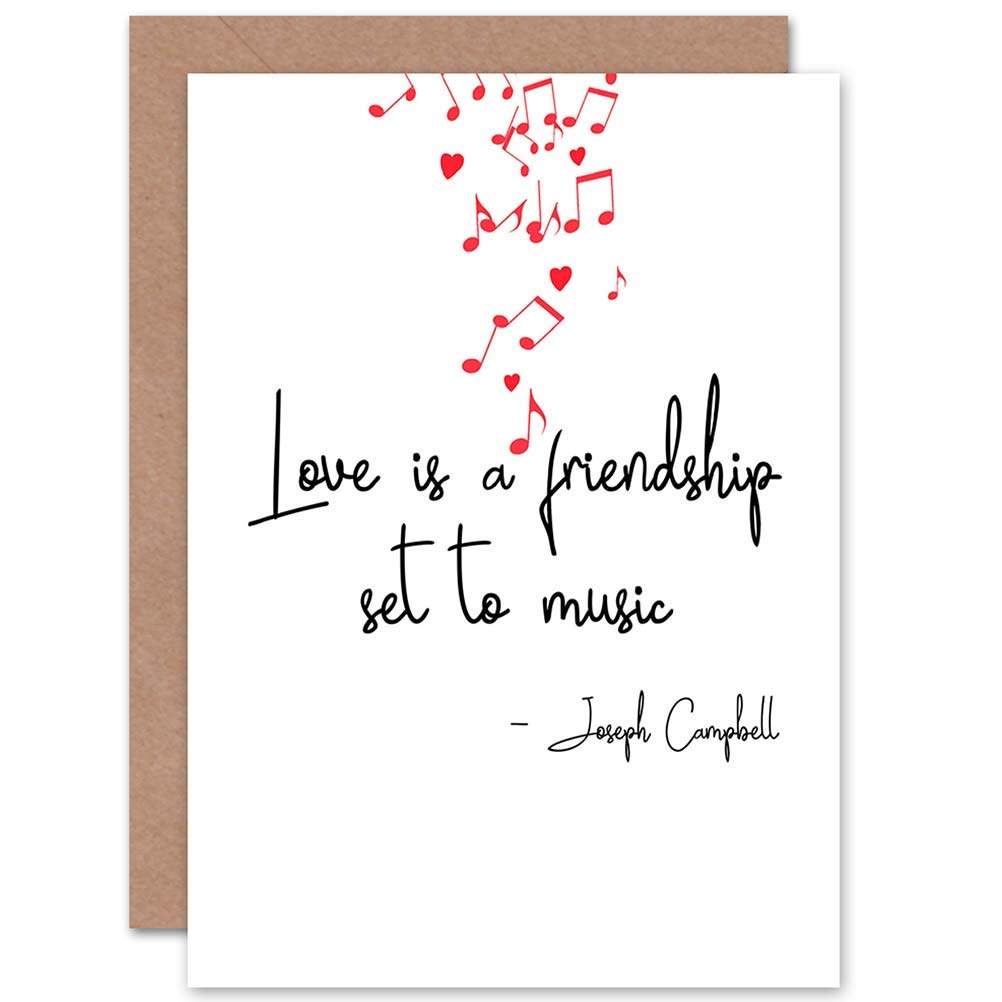 Artery8 - Greeting Card - Love Is Music - Valentines
