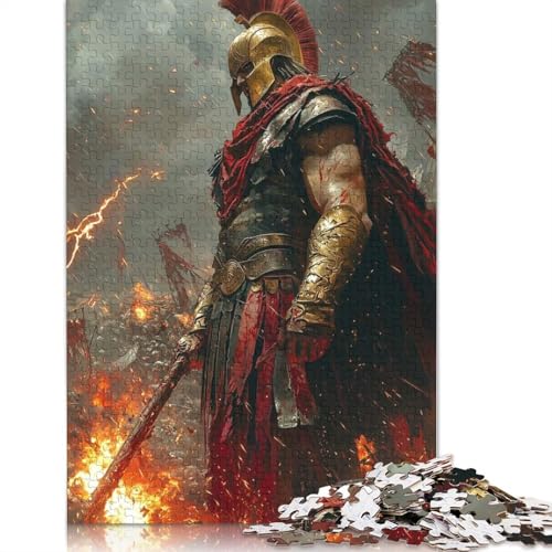 Puzzle de 1000 piezas Ares, Dios de la Guerra - Portador de batalla y furia divina para adultos Regalos de Navidad Puzzles de madera Puzzles de madera 1000 piezas (75 x 50 cm)