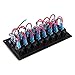 Produktbild Roter 12-24V-Wippschalter, 8-fach LED-Wippschalterfeld Wasserdichtes Auto-Schalterfeld für die meisten Autos, Anhänger, Busse, Wohnwagen, Boote, Yachten, Schiffe