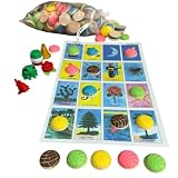 Palmenez Industries Loteria Counters - Mexican Bingo Counters - Made in USA - Loteria Fichas - Chalupa Fichas - Bingo Tokens (50, Conchas)