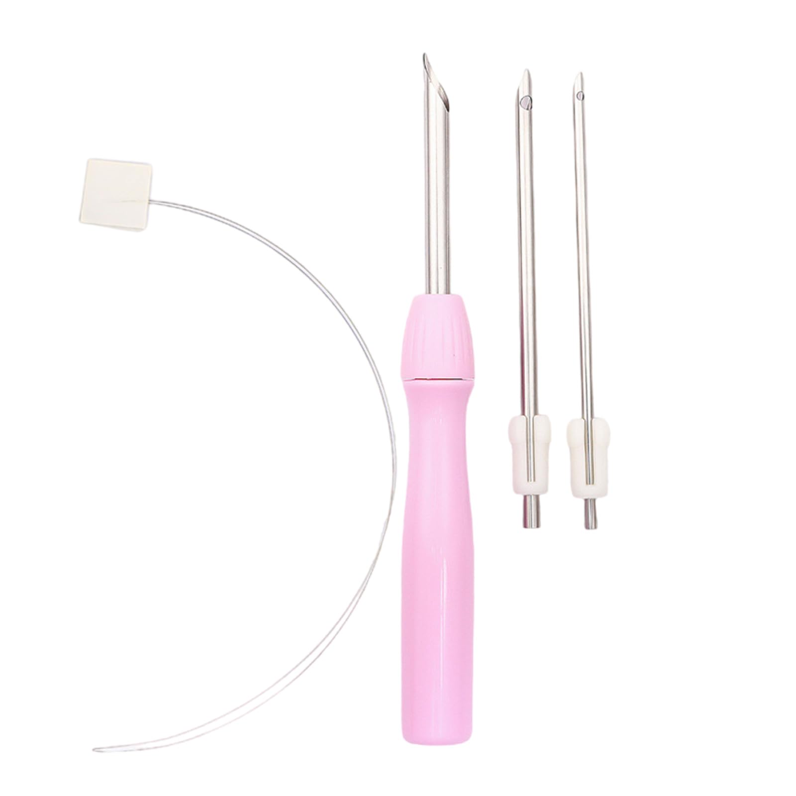 NEWFT Punched Needle Set Embroidery Needle Punched Embroidery Pen for Craft Tool