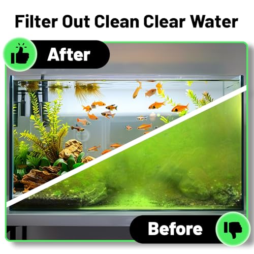 Image of hygger 3 /4'' Thick Aquarium Filter Floss 12 inchx 86 inch Poly Fiber Fish Tank Filter Media Water Polishing Filter Pad for Sump Canister Hang On Back Filter Cut to Size