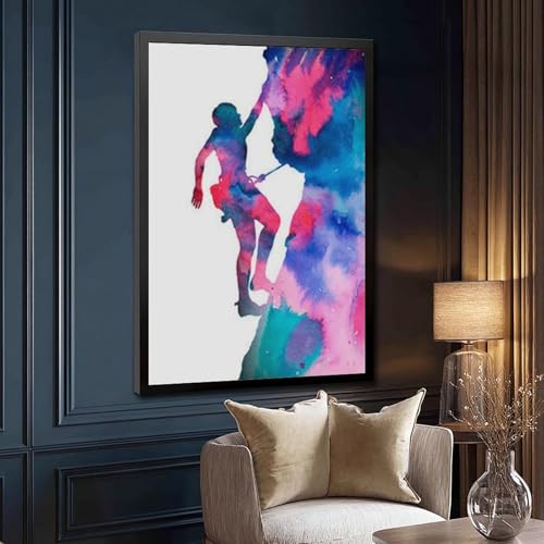 Toile d'escalade colorée grand format pour habiller un mur de chambre - 3