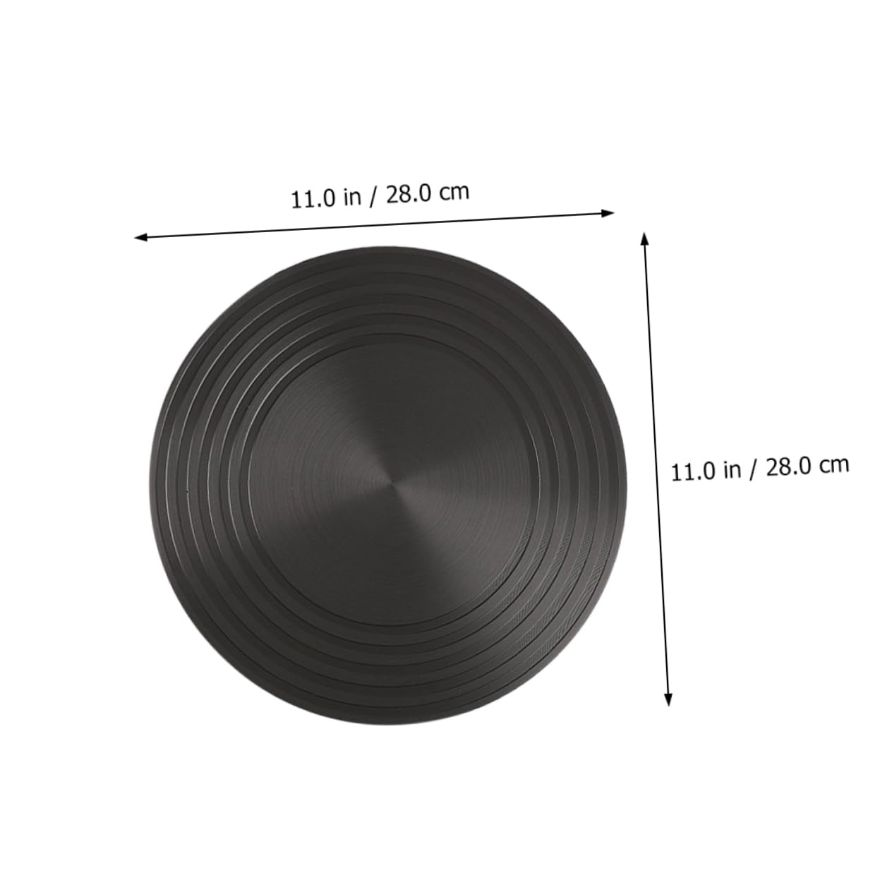 Zerodeko Difusor de Calor de Estufa de Gas Redondo 28cm de Aluminio | Bandeja de Descongelación Rápida, Accesorio de Cocina para Distribución Térmica y Protección contra Quemado