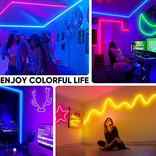 Shine Decor luces de neón RGB+WW de 24V con control APP y WiFi miniatura 5