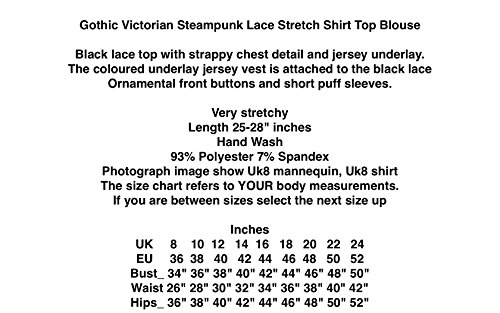 Gothic Rockabilly Camicia - Donna