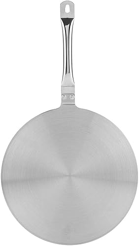 Miniatura 7 de Canyita Adaptador difusor de inducción de acero inoxidable 7.9 in, distribución uniforme del calor, placa de control óptimo, compatibilidad versátil