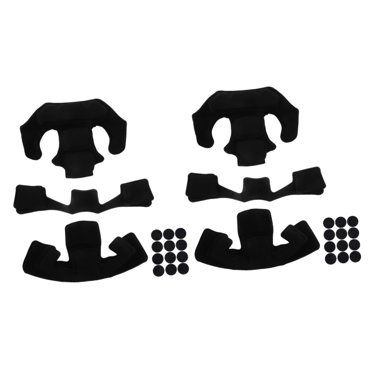 Toddmomy 2juegos Almohadillas Internas para Cascos De Seguridad Acolchado De Adaptable Diferentes Formas Cabeza para Patinaje Bicicleta y Motociclismo Fácil De Limpiar y Reemplazar