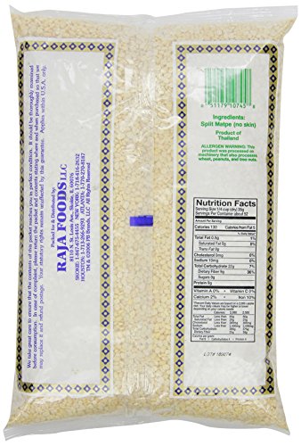 Swad Urad Dal Matpe Beans, Split, 4 Pound