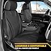 CAT® Faux Leather Seat Covers for Trucks SUVs Tough Rugged Interior Protection Universal Car Seat Covers for Car, SUV, Truck Seat Covers Front Seat Covers (2)
