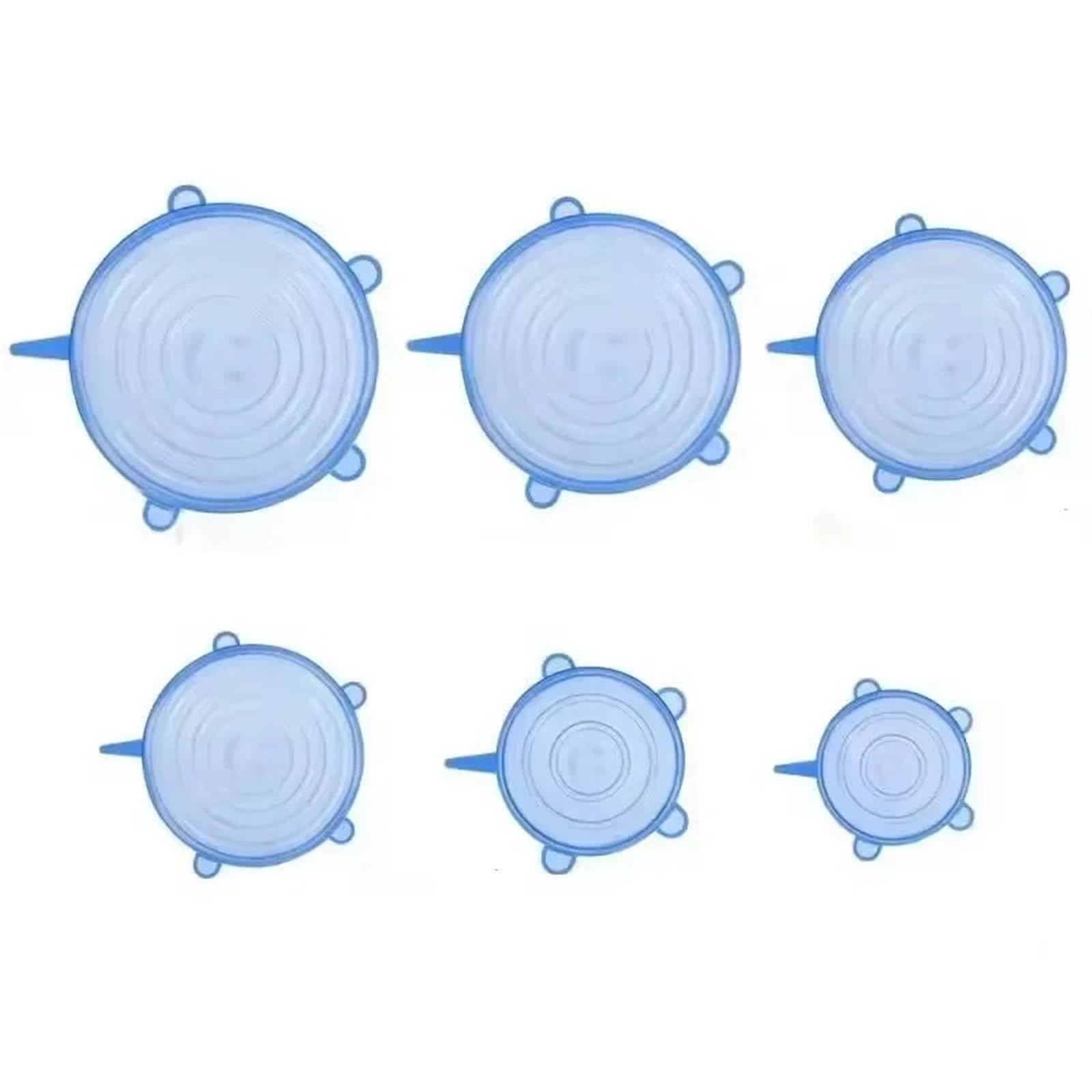 3Sets Reusable Silicone Stretch Lids For Food Bowls - Multifunctional Fruit And Vegetable Fresh-Keeping Cover for Bowls Jars