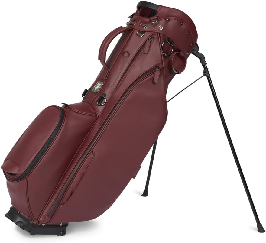 Burgundy 6 Titleist LinksLegend Members Stand Golf Bag