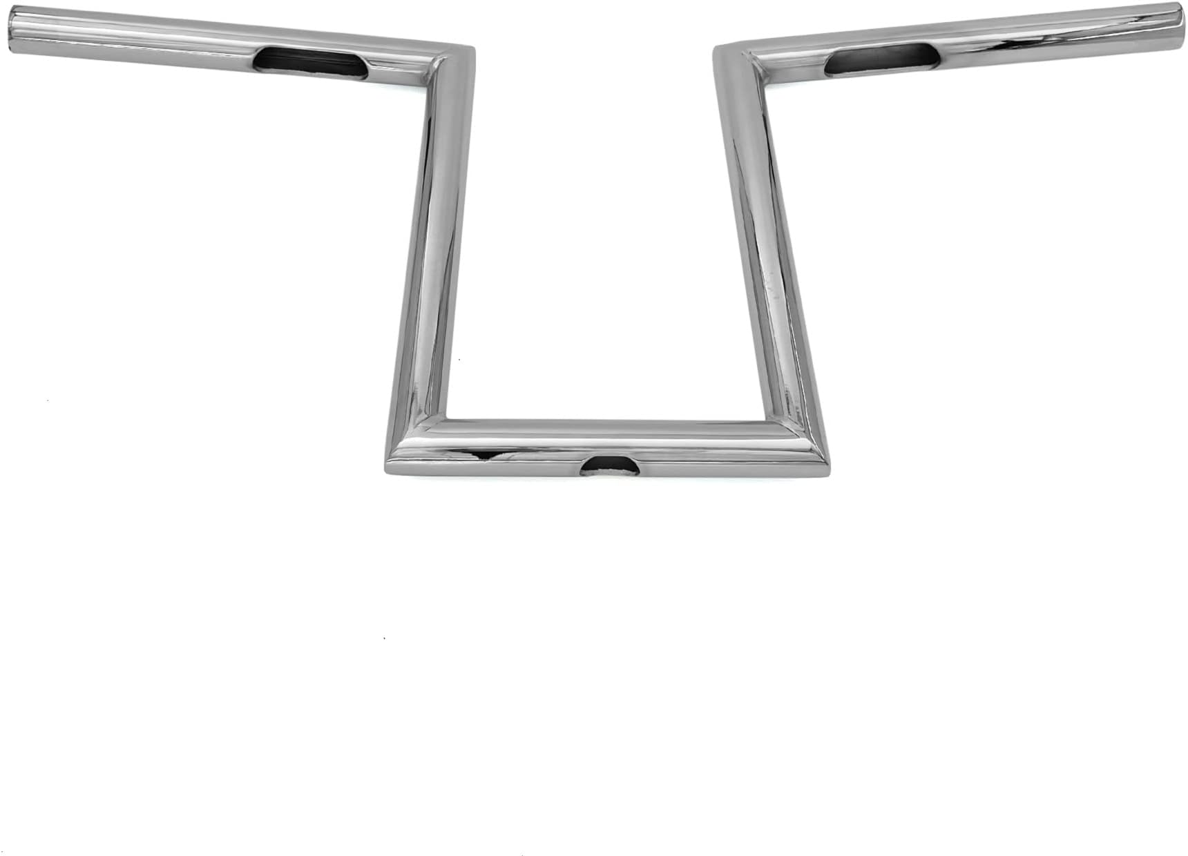 Chrome Universal Motorcycle Drag 10 Rise 1" Ape Hanger 25mm Z-Bar Handlebar Fit for Harley Sportster Touring Softail