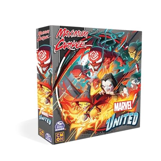 Asmodee Marvel United - Maximum Carnage, Espansione Gioco da Tavolo, 14+ Anni, 1-5 Giocatori, Edizione in Italiano