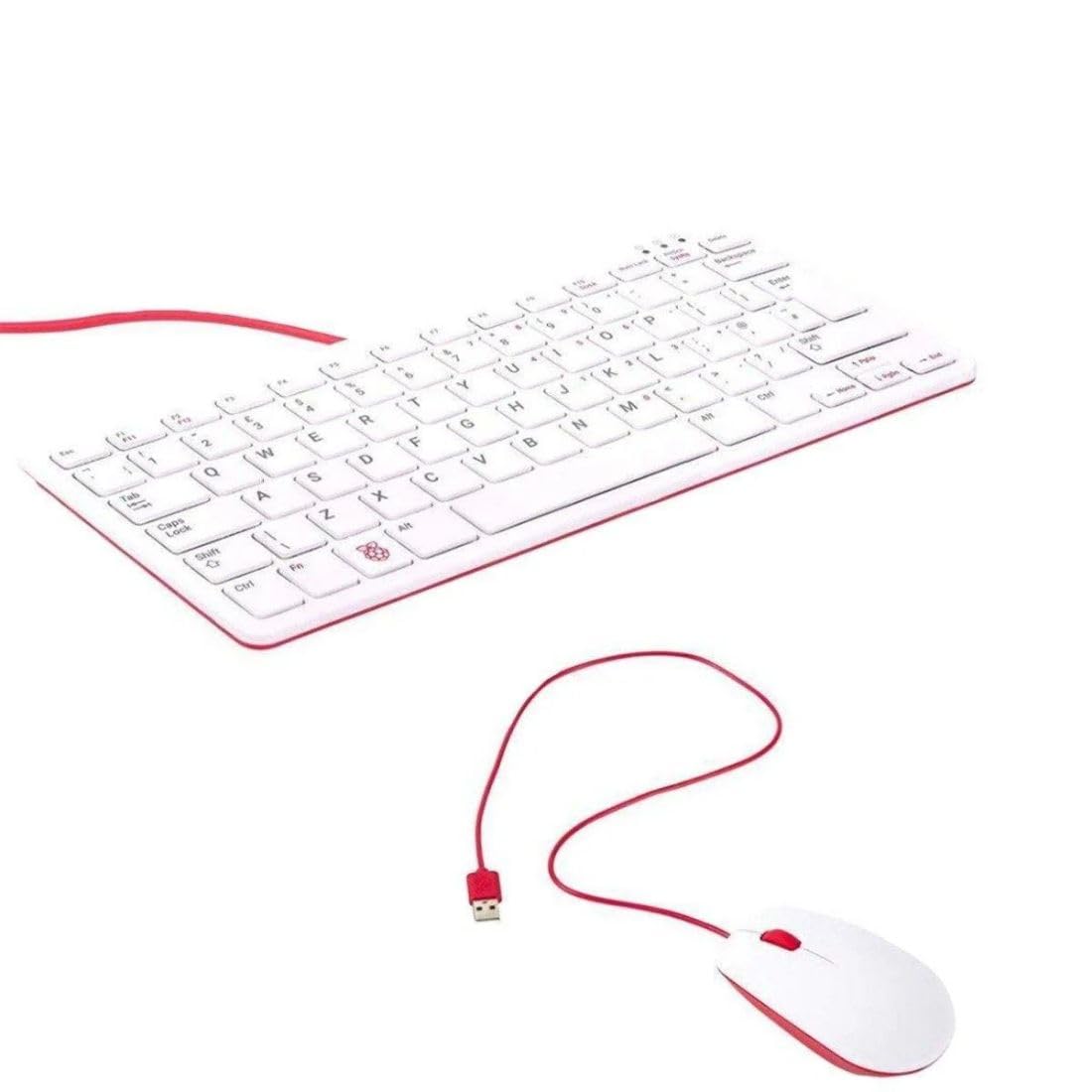 Raspberry Pi Official Keyboard and Mouse Kit - USB Keyboard with 3 USB Ports & Optical Mouse | Ergonomic Design for Comfortable Use | Compatible with All Raspberry Pi Boards | Red/White Combo Set-picture-36