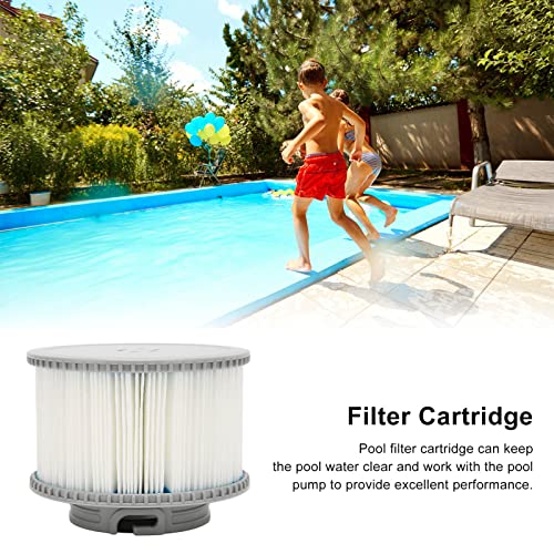 plplaaobo 2 peças de filtro de piscina, substituição de elementos de filtro de cartucho, adequado pa