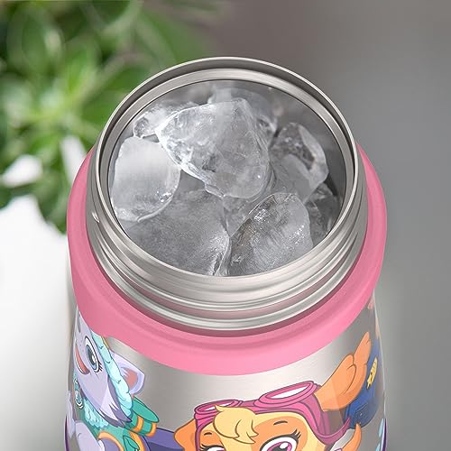 Image of THERMOS Vacuum Insulated Stainless Steel 10oz Straw Bottle, Paw Patrol Girl (Pack of 3)