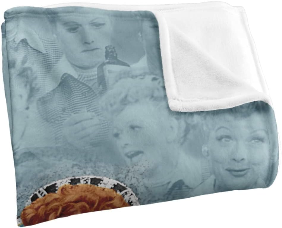 Trevco I Love Lucy Vitameatavegamin Silky Touch Super Soft Throw Blanket 36" x 58"