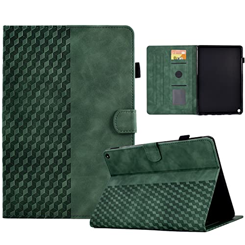 Fundas para tabletas Funda de cuero premium Compatible with tableta Kindle Fire HD 10/Fire HD 10 Plus de 10,1' (versión del modelo 2021), funda protectora con soporte magnético inteligente con función