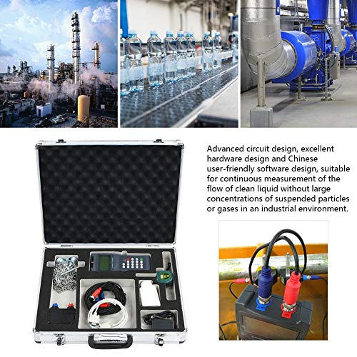 portable digital ultrasonic flow meter professional tds-100h handheld ultrasonic flowmeter