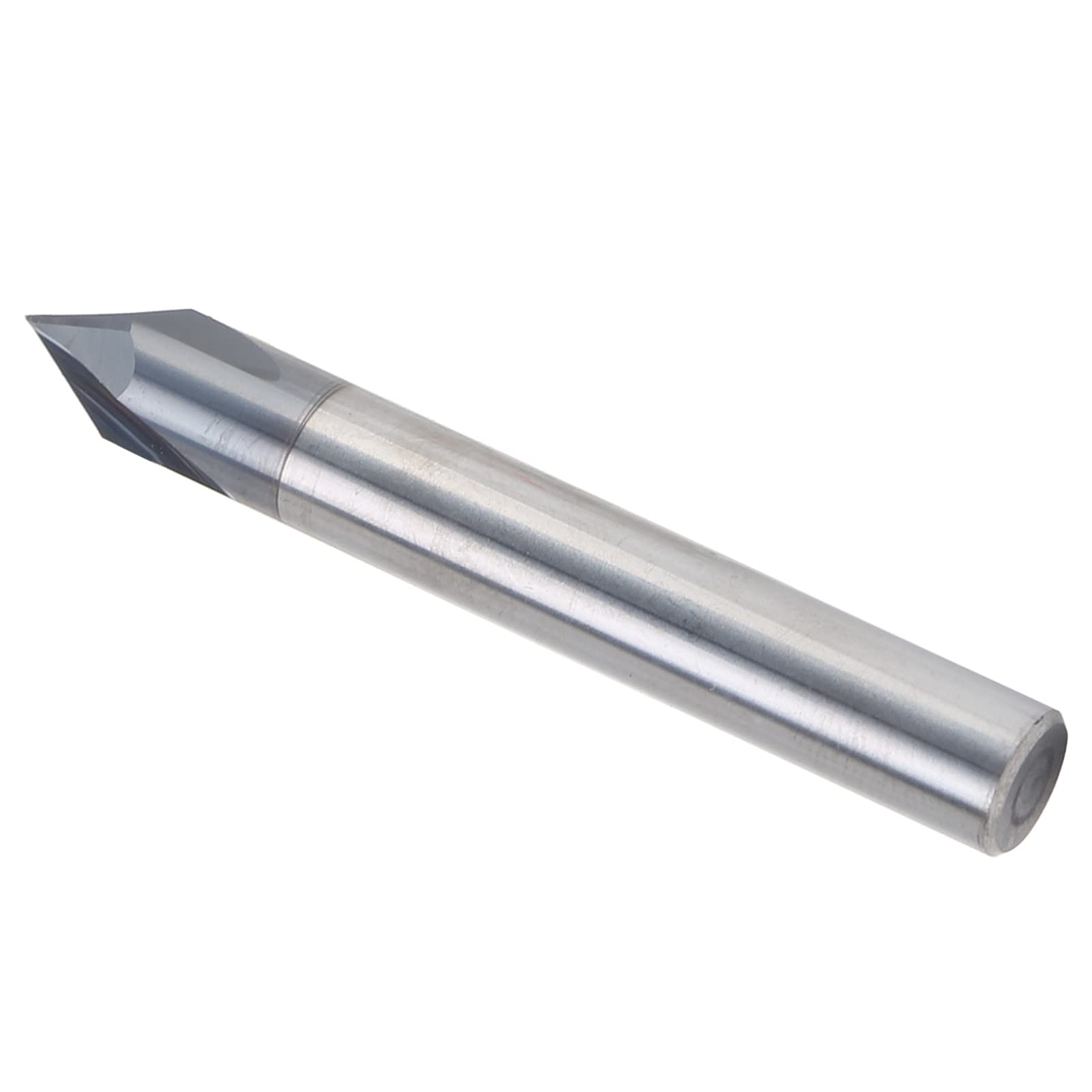 Frez Palcowy z Fazowaniem 60° Precyzyjny Frez 3-ostrzowy Stal Wolframowa do Frezowania CNC i Grawerowania Aluminium i Miedzi - 1 szt. (D8*60°*60L)