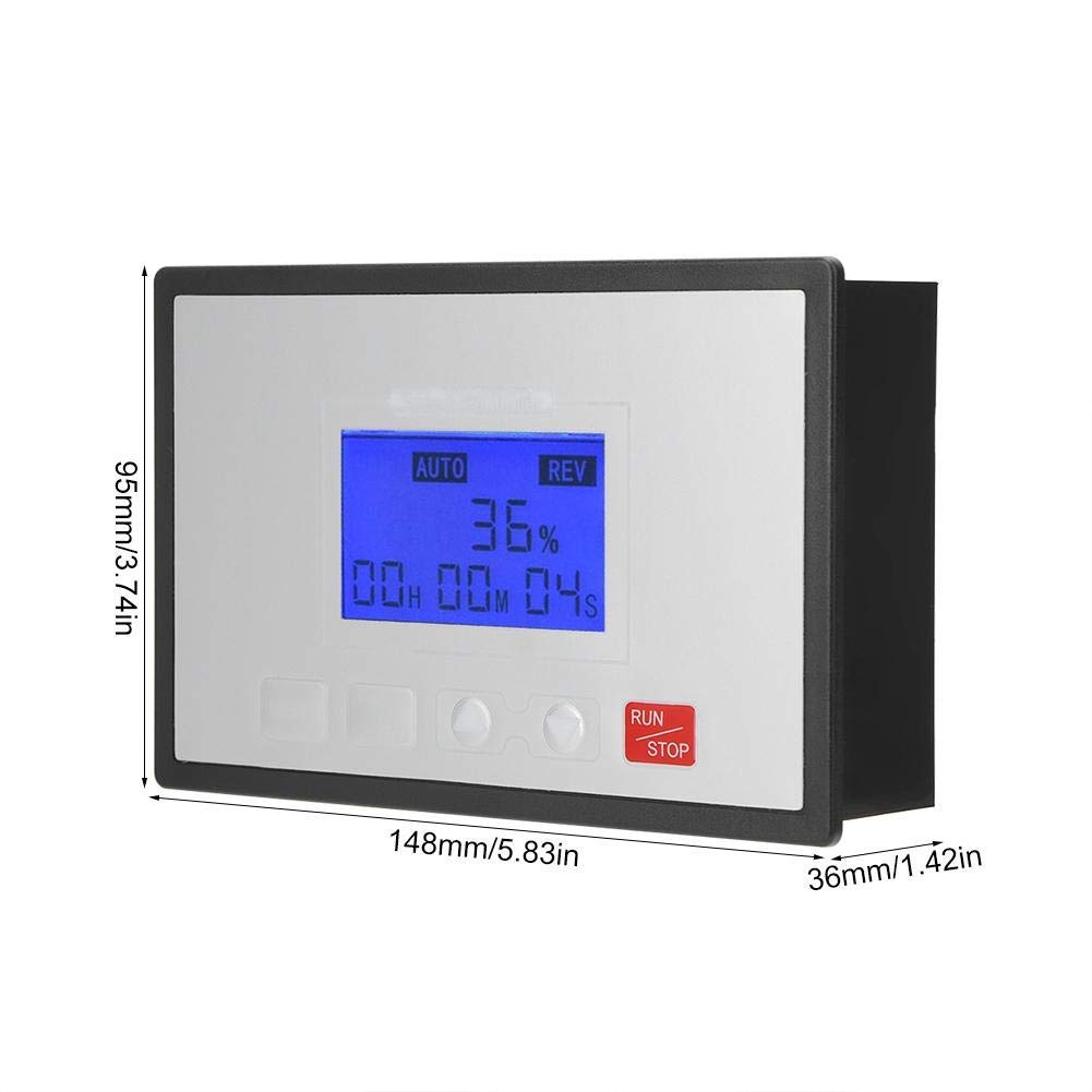 60A 10-55 V DC Brush Motor Speed Controller Display LCD Slow Run/Stop Timer reversibile Circuito di controllo