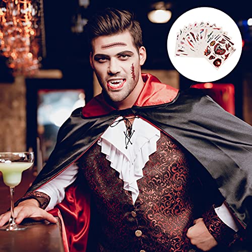 Halloween horror tatoeages wond stickers: bloed littekens lichaam decals 13 stuks Scary Tattoos rekwisieten voor… - Image 7