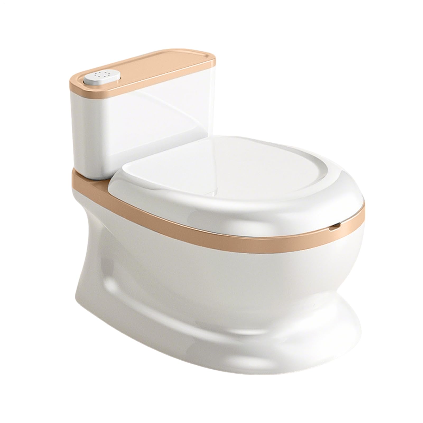 Vaso Per L'Educazione Al Vasino Pulsante di Scarico Realistico | Addestramento al Vasino per Interni Per Bambini 1-3 Anni Camera Da Bagno Soggiorno Area Giochi Asilo