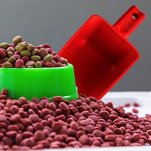 Vikan Remco 63004 Color-Coded Plastic Hand Scoop - Bpa-Free Food-Safe Kitchen Utensils, Restaurant And Food Service Supplies, 16 Oz, Red #TOP7