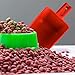 Vikan Remco 63004 Color-Coded Plastic Hand Scoop - BPA-Free Food-Safe Kitchen Utensils, Restaurant and Food Service Supplies, 16 oz, Red