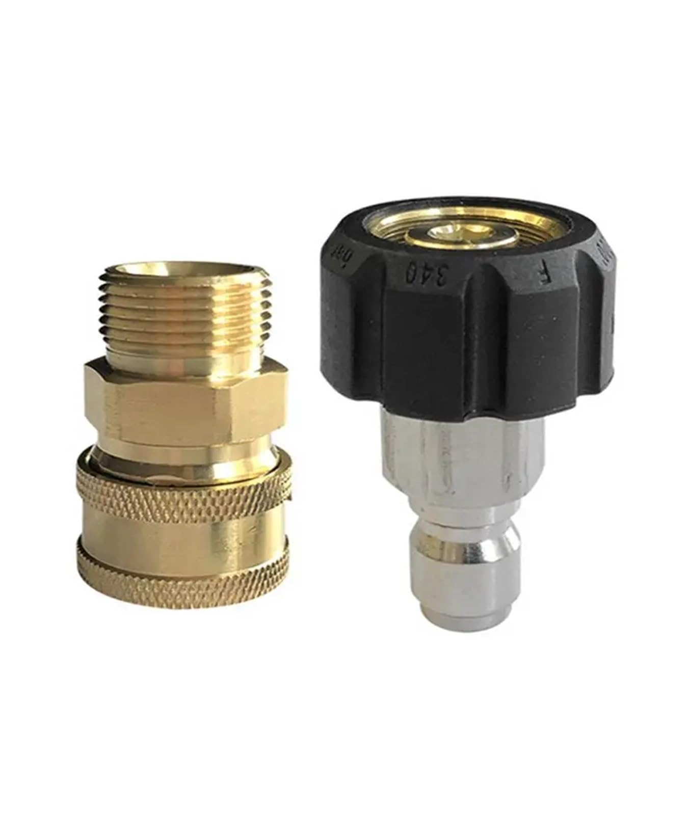 Adapterset für Hochdruckreiniger aus Messing Edelstahl