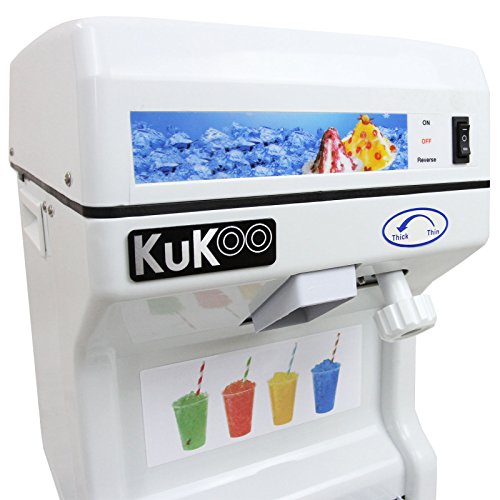 KuKoo Gastro Ice Shaver Eismaschine Slusheis Wassereis Eisschnee Schneeeis Shaved Iced Eisbearbeitung Küchenmaschine – Bild 5