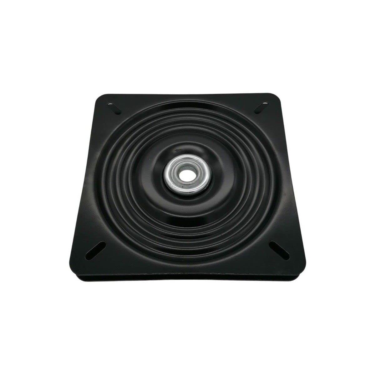 Plateau tournant 245 x 245 mm - Plateau rotatif - Roulement à billes - Roulement à bride - Noir