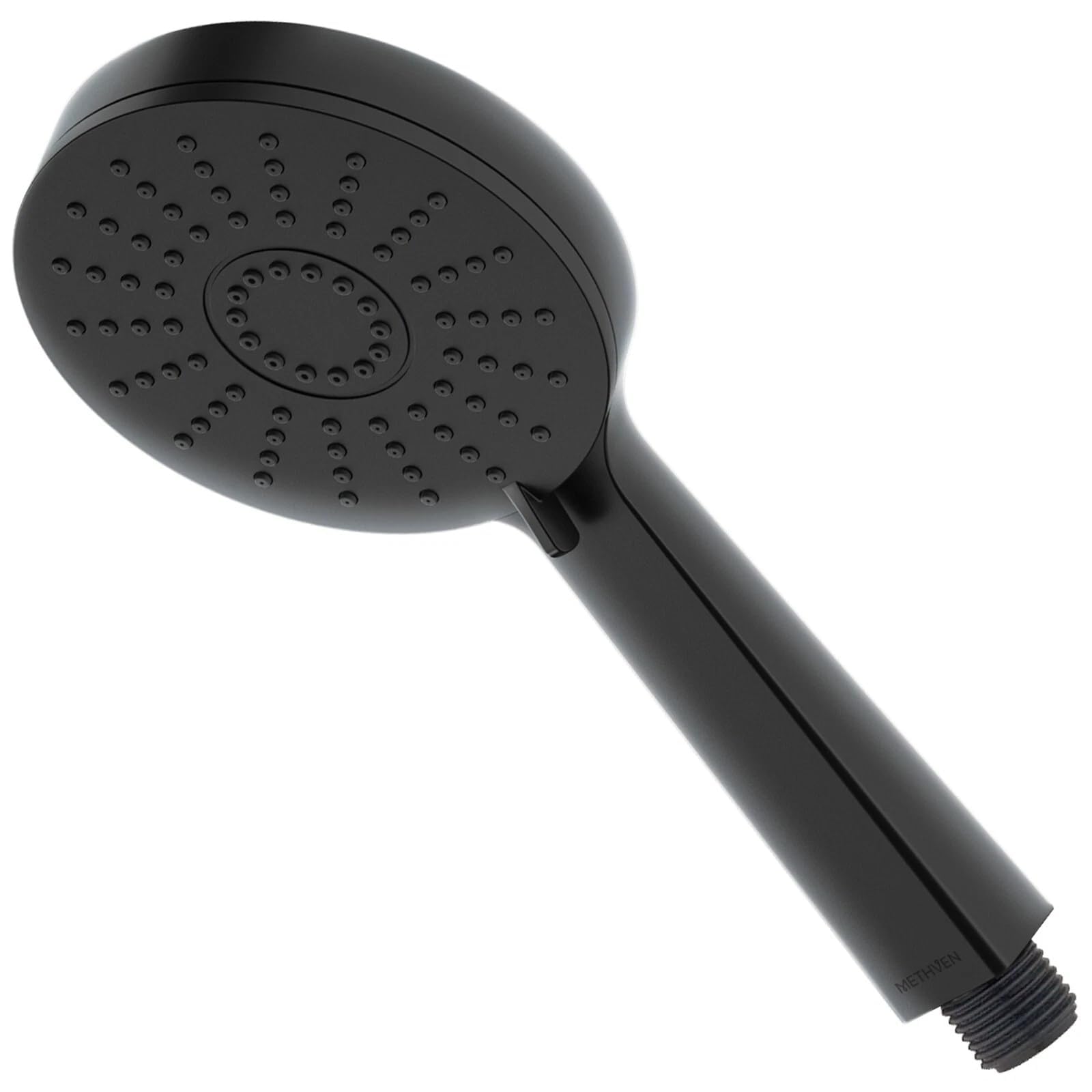 Deva Black By Methven Krome Airstream 3 Spray Mode Universal Shower Head Handset - Matt