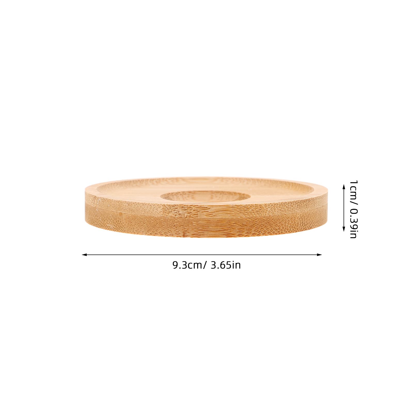 VOSAREA 1set Cup Base Wine Glasses Wine Cups Table Coasters Cup Pad Rotation Glass Cup Mat Wine Coaster Rotating Whiskey Glass Coaster Mat Cup Mat for Drinks Khaki 2pcs - Image 2