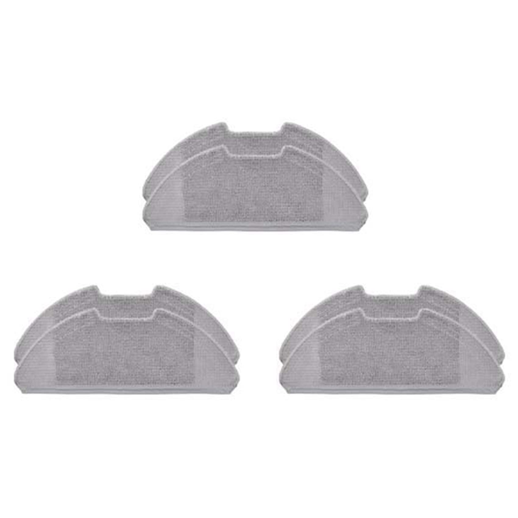 Hndhbfgrt 6X Washable Mop Cloth Rags Pad for Mi Robot Vacuum-Mop 2 Lite/Pro/MJSTL/MJST1SHW Robot Vacuum Cleaner Accessories