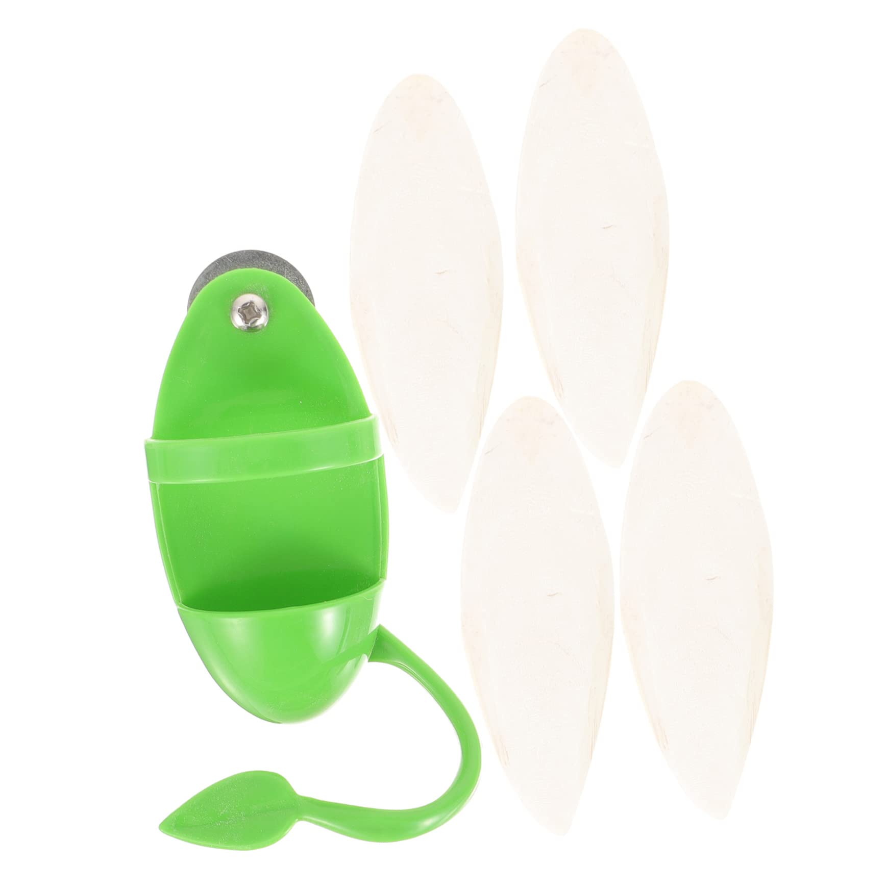 Toddmomy 5ensembles Support De Nourriture pour Perroquets avec Stand De Seiche Rack Pratique pour Oiseaux Accessoire De Nourriture pour Animaux De Compagnie avec De Seiche