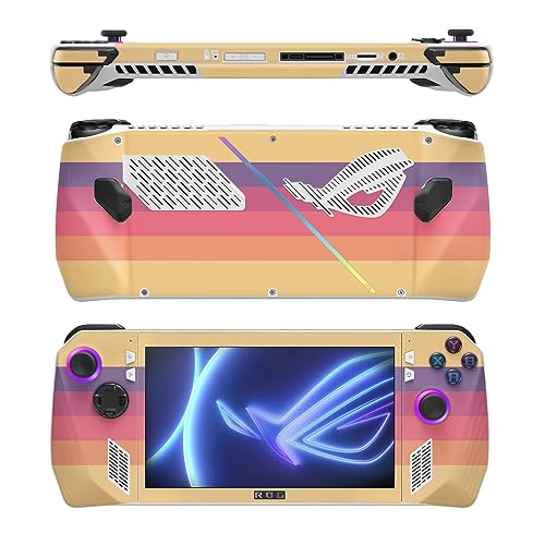 Image of MightySkins Skin Compatible with Asus ROG Ally - Mellow Stripes | Protective, Durable, and Unique Vinyl Decal wrap Cover | Easy to Apply, Remove, and Change Styles