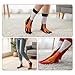 Yuwnd 2 Paar Chicken Leg Socks, Hühner Hässliche Socken, Feet Hühnerbein Socken, Sockens Hühnerbeine Lustige Kostüme Geschenke Witzige für Damen Herren Faschingskostüm (Rot & Schwarz)