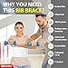 Broken Rib Brace for Women Men, 2 Panel Rib Cage Support Belt for Fractured, Bruised, Cracked, Dislocated Ribs Protection, Pre Post Surgery Recovery, Compression Wrap Binder for Chest, Stomach. Reg.
