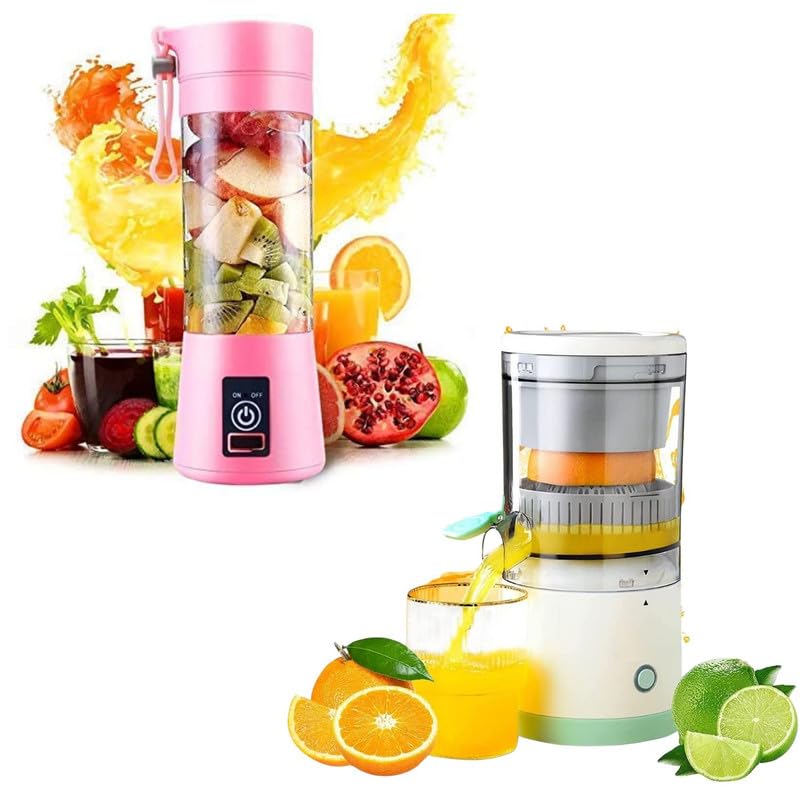 drumstone 𝐂𝐨𝐦𝐛𝐨 c1267 portable usb electric blender juicer cup smoothie maker electric juice maker machine & rechargeable citrus juicer, orange squeezer, mosambi juicer, wireless portable juicer