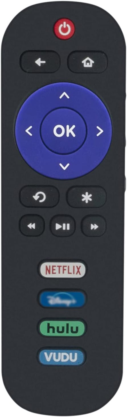 Replacement Remote Control Applicable for TCL Roku TV 65S421 43S421 75S431 65S431 55S431 55S421 50S421 55S20 43S431 75S421 32S331 50S431 50S425 75R615 50S527 43S525 43S425 55S425 32S327 55S527 32S325
