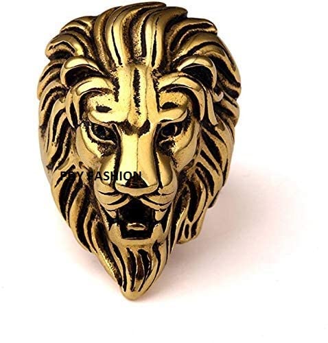 pdy fashion LION RING GOLDEN COLOR PACK OF 1 UNISEX-picture-39