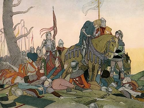 Tableau Jeanne d'Arc art mural décoration chambre Boutet de Monvel 60x90cm